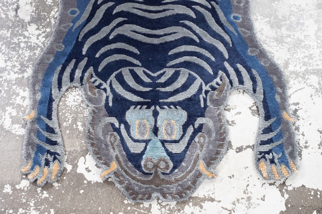 Tibetan Tiger Rug 《Sサイズ•シルク105》チベタンタイガーラグ