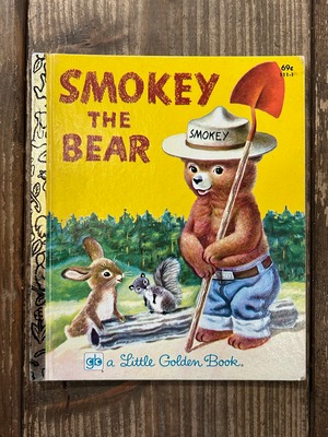 Vintage a little golden book''SMOKEY THE BEAR''/スモーキーベア ゴールデンブック 絵本 70's ビンテージ