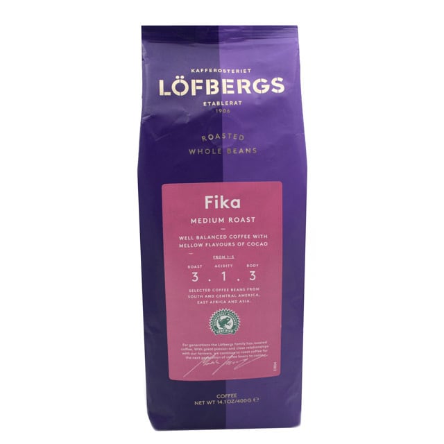 FIKA 400g（コーヒー豆・中煎り）  LÖFBERGS