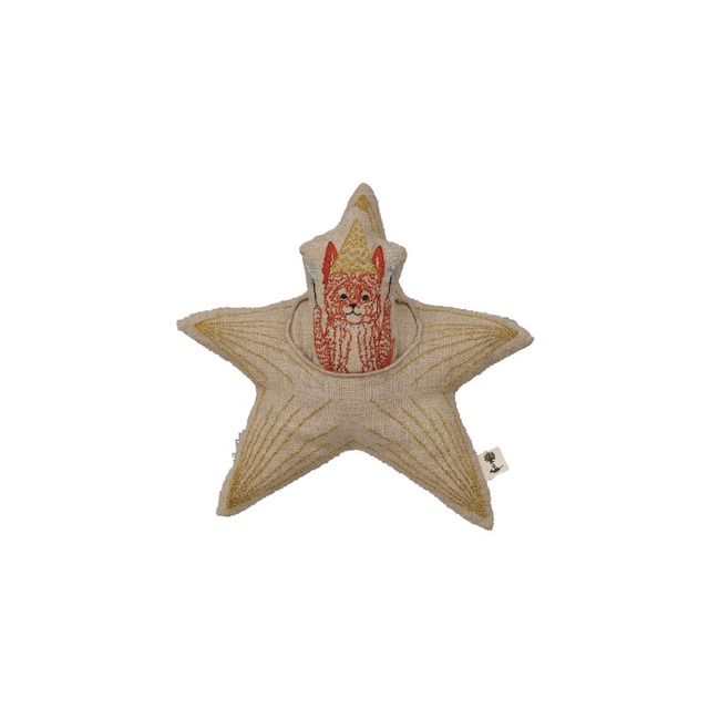 【3営業日以内に発送】CORAL&TUSK [Pocket Star] 星型 ポケット&キツネ ミニピロー (コーラル・アンド・タスク)