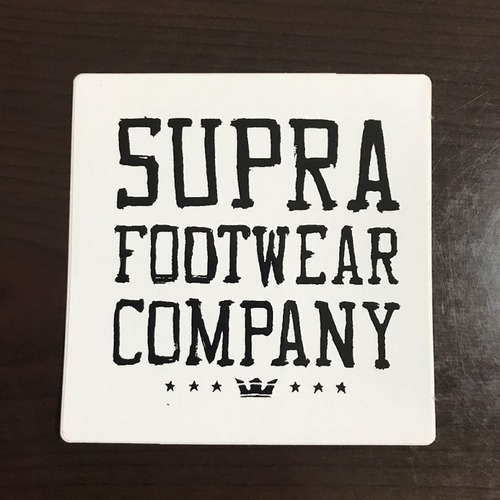 【ST-167】Supra Shoes Footwear スープラ スケートボード Skateboard ステッカー ホワイト