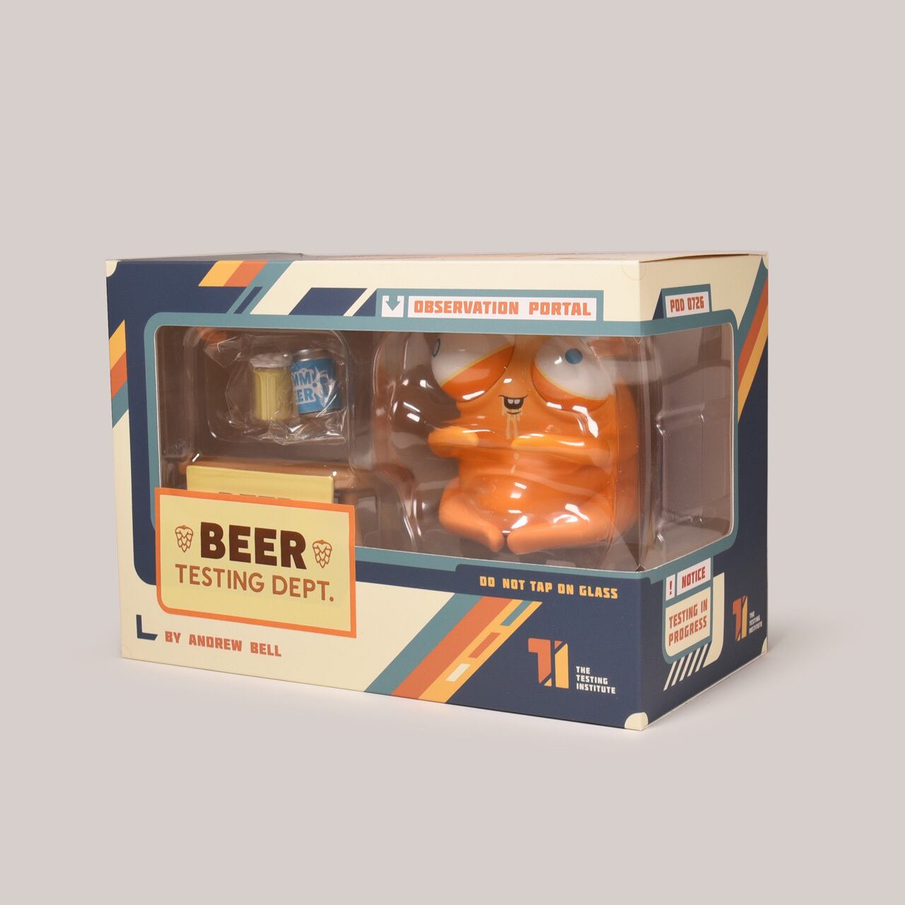 Beer Testing Dept. Vinyl Figure by Andrew Bell | tomenosuke