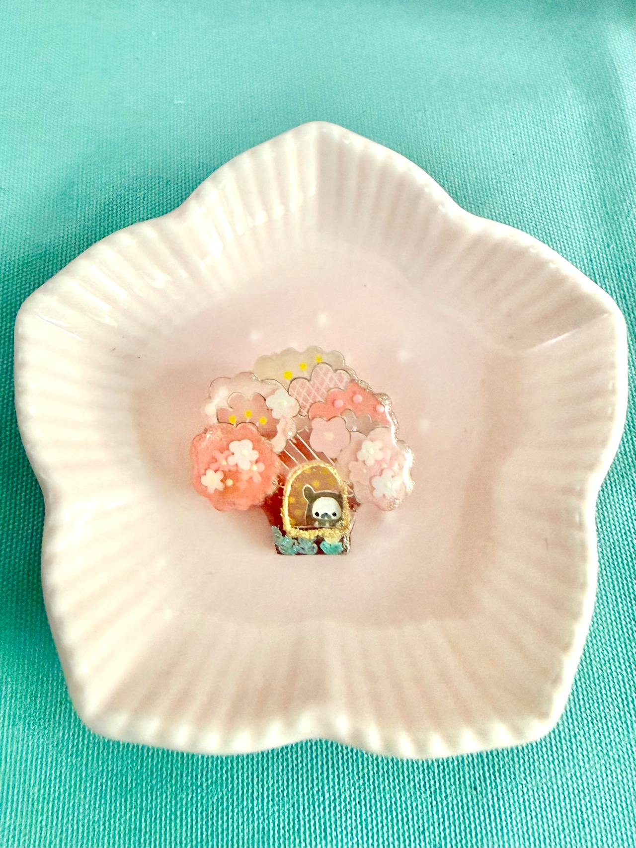 ブローチ『桜満開だる☆』