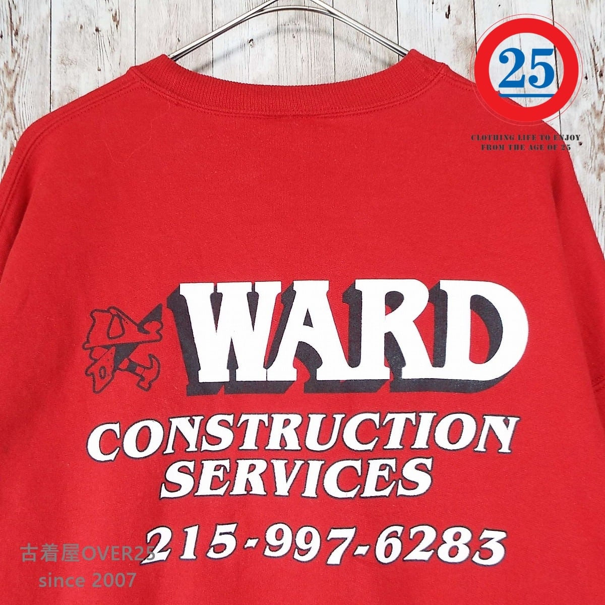 90s 00s ヴィンテージ XLサイズ｜ JERZEES WARD CONSTRUCTION SERVICES ...
