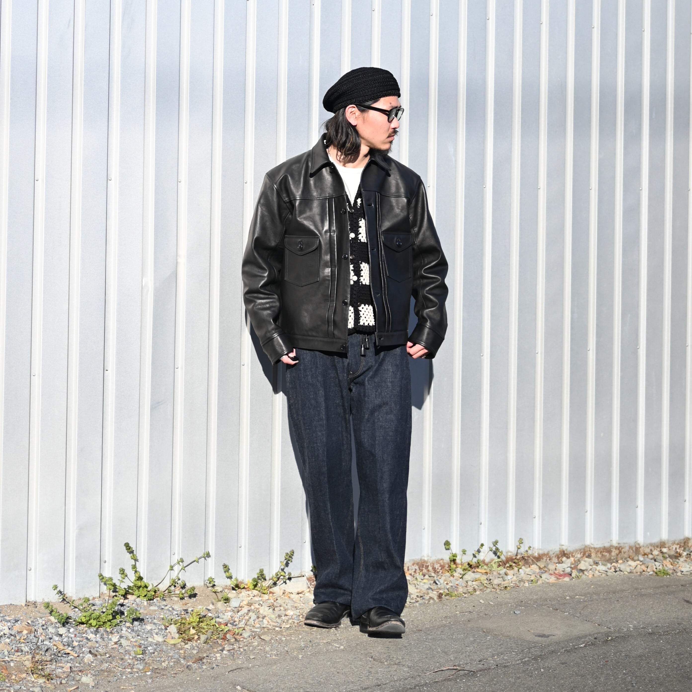 ジャケット・アウター OLD JOE PATINA HORSE-HIDE JEAN JACKET 40 OLD JOE / PATINA HORSE-HIDE JEAN JACKET | GANKO
