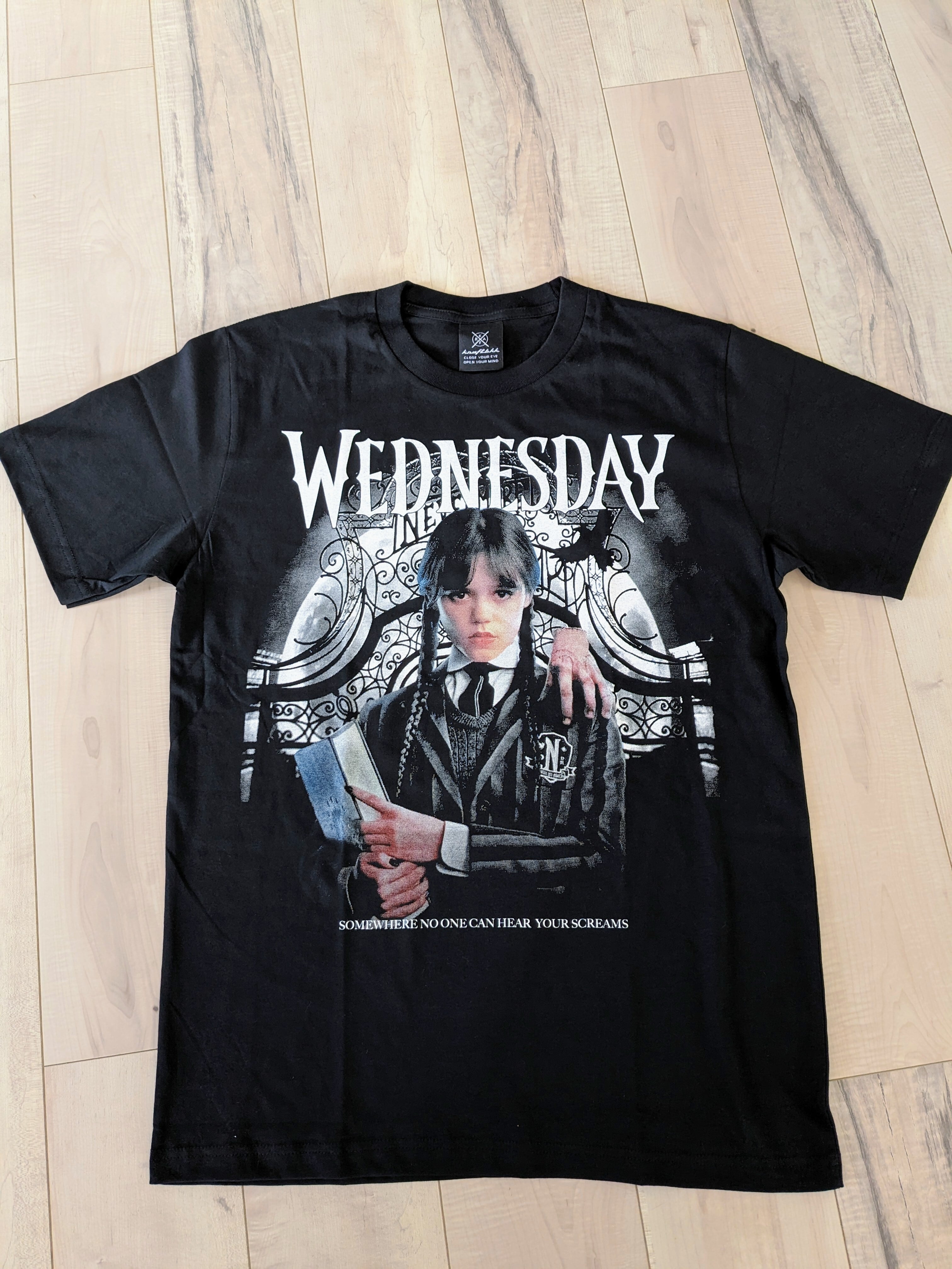 【Tシャツ  ウェンズデー&ハンド】 Wednesday〚アメリカン雑貨 アメトイ〛