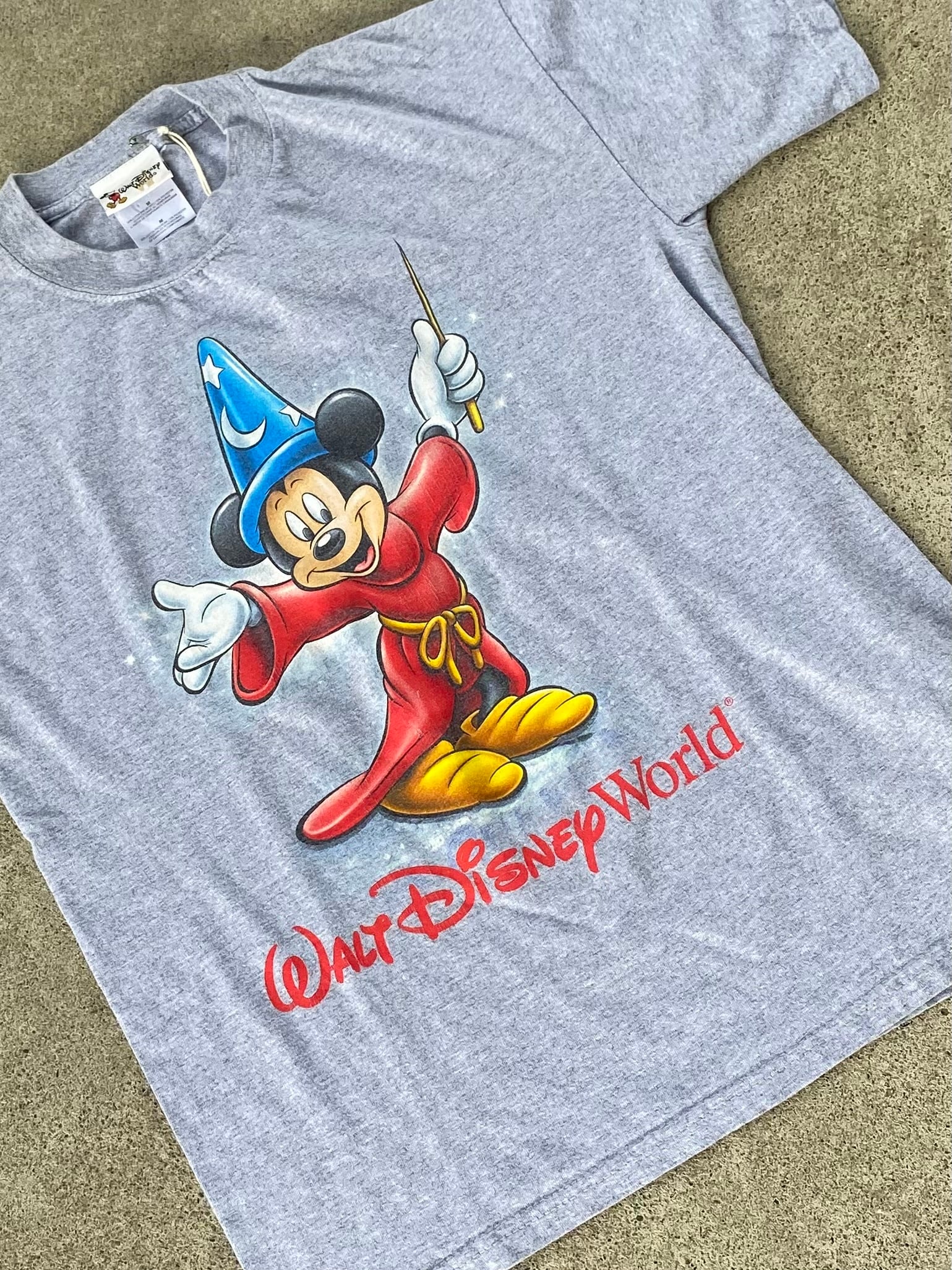 00's】Disney Mickey Fantasia Tシャツ Walt Disney World ミッキー