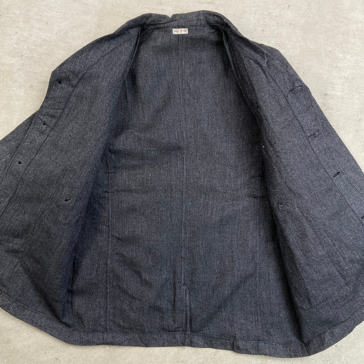 DEAD STOCK NOS 50年代 VĒTRA ブラックシャンブレー 黒シャン フレンチ DEAD STOCK NOS 50年代 VĒTRA ブラックシャンブレー 黒シャン フレンチ