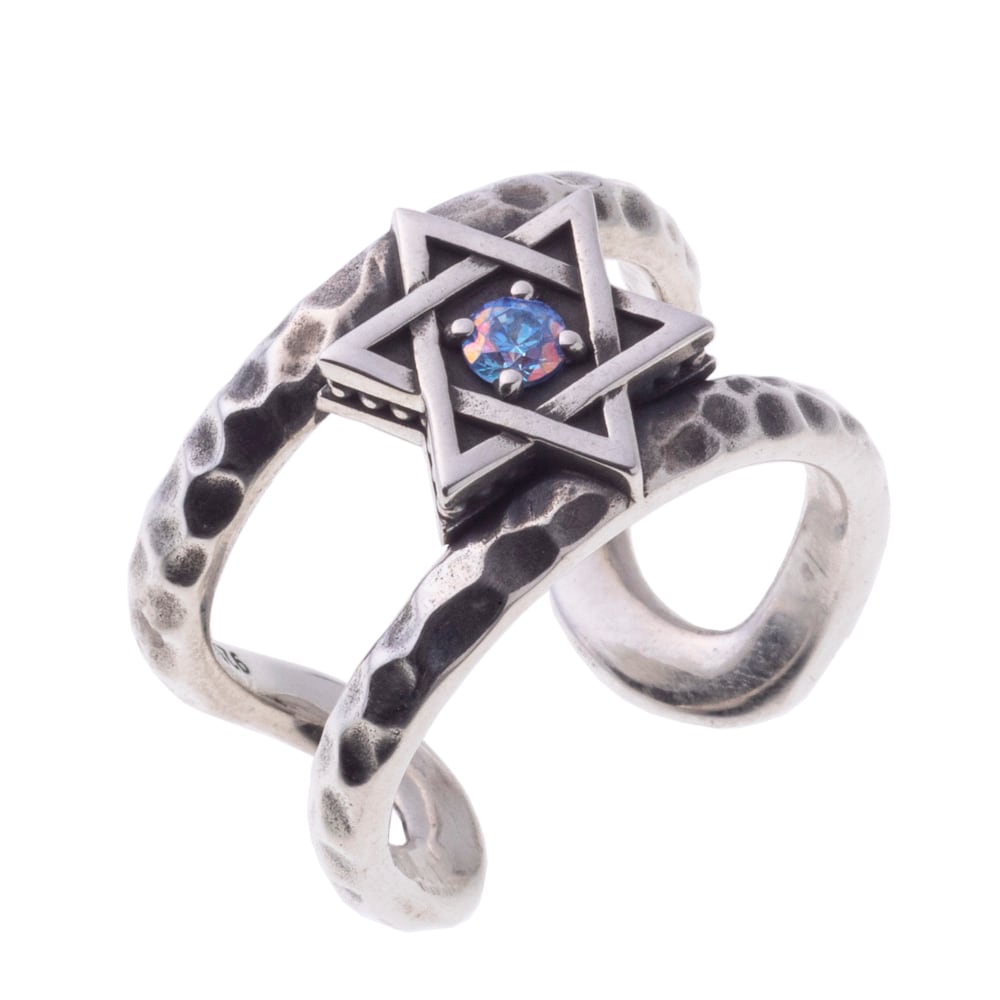 ヘキサグラムリングBL シルバーリング AKR0043 Hexagram ring BL silver ring シルバーアクセサリー Silver jewelry | シルバーアクセサリーブランド アルテミスキングス ARTEMIS KINGS SILVER JEWELRY