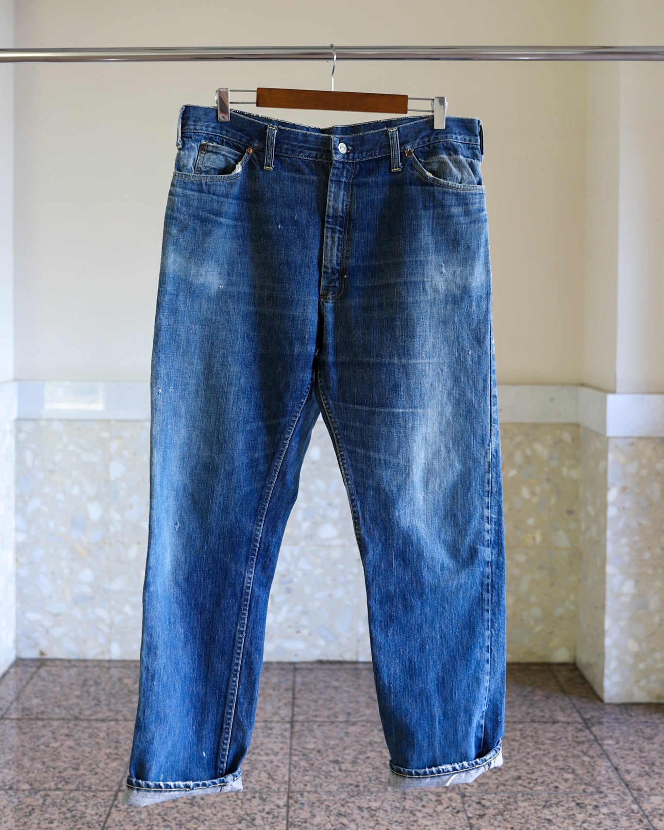 濃紺】50s FOREMOST special vintage denim made in USA 実寸W36 50
