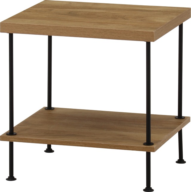 EZBOツイストロック サイドテーブル オークナチュラル