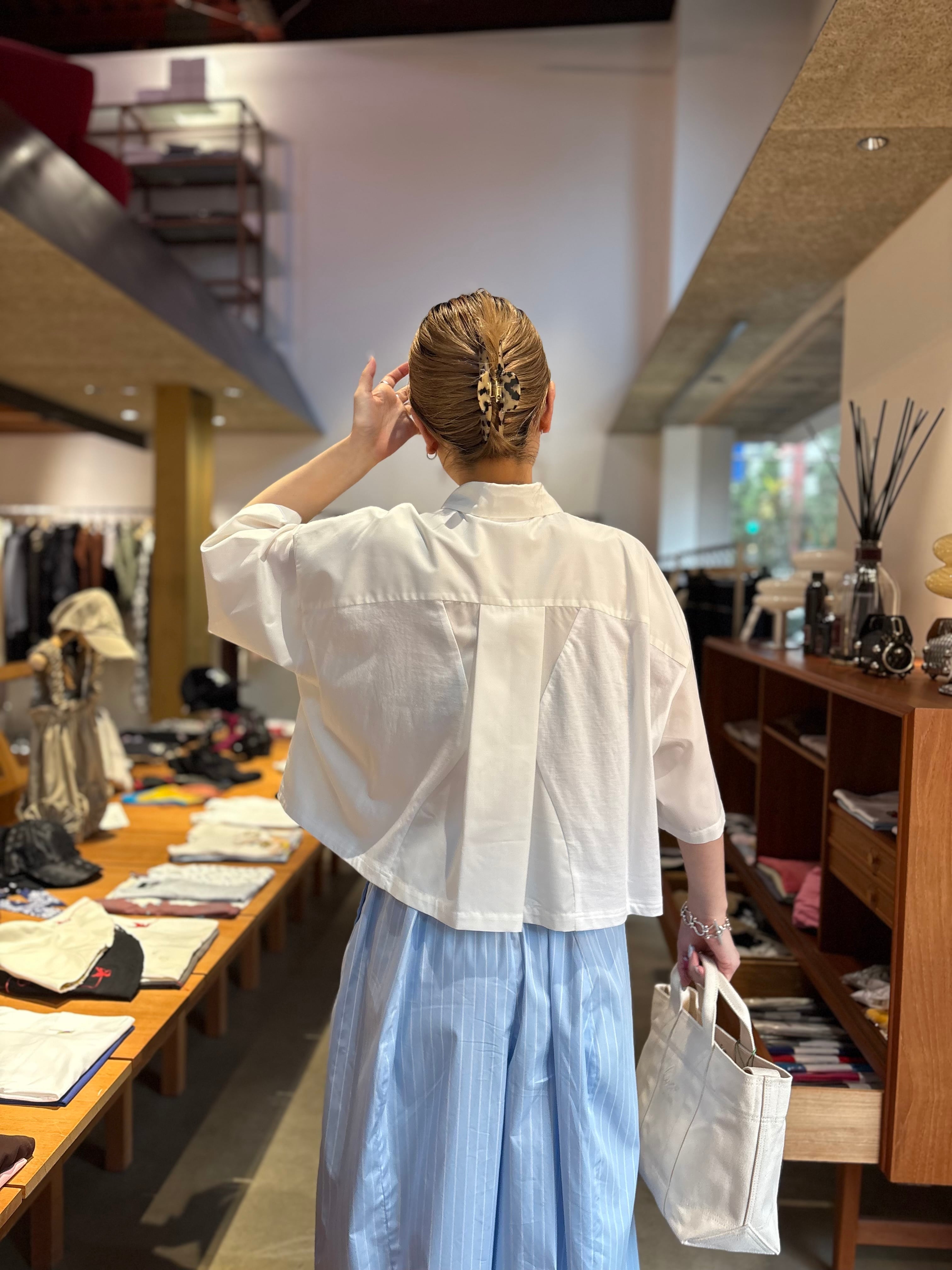 26AW | WOMEN】nagonstans ナゴンスタンス / シャツ / flowline shirt