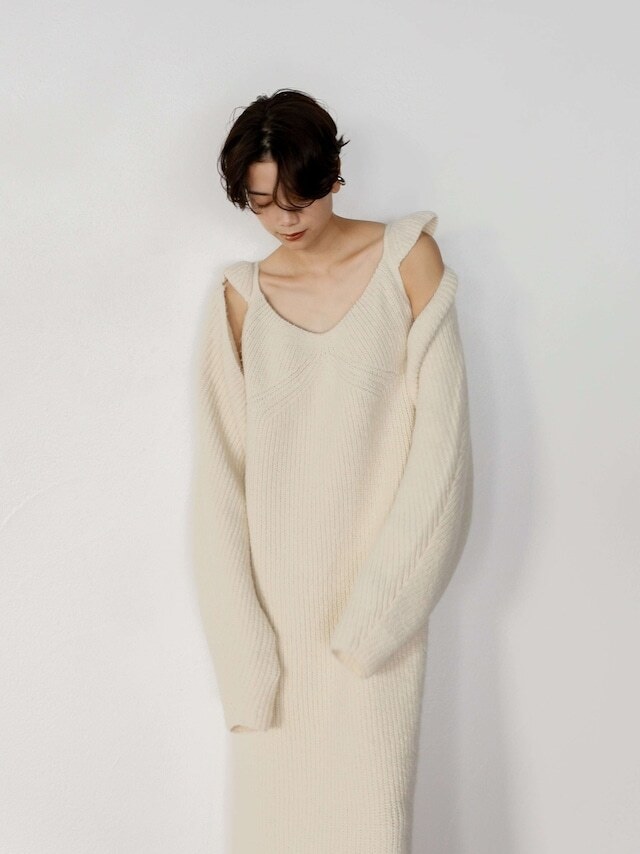 knit bolero＆onepiece setup