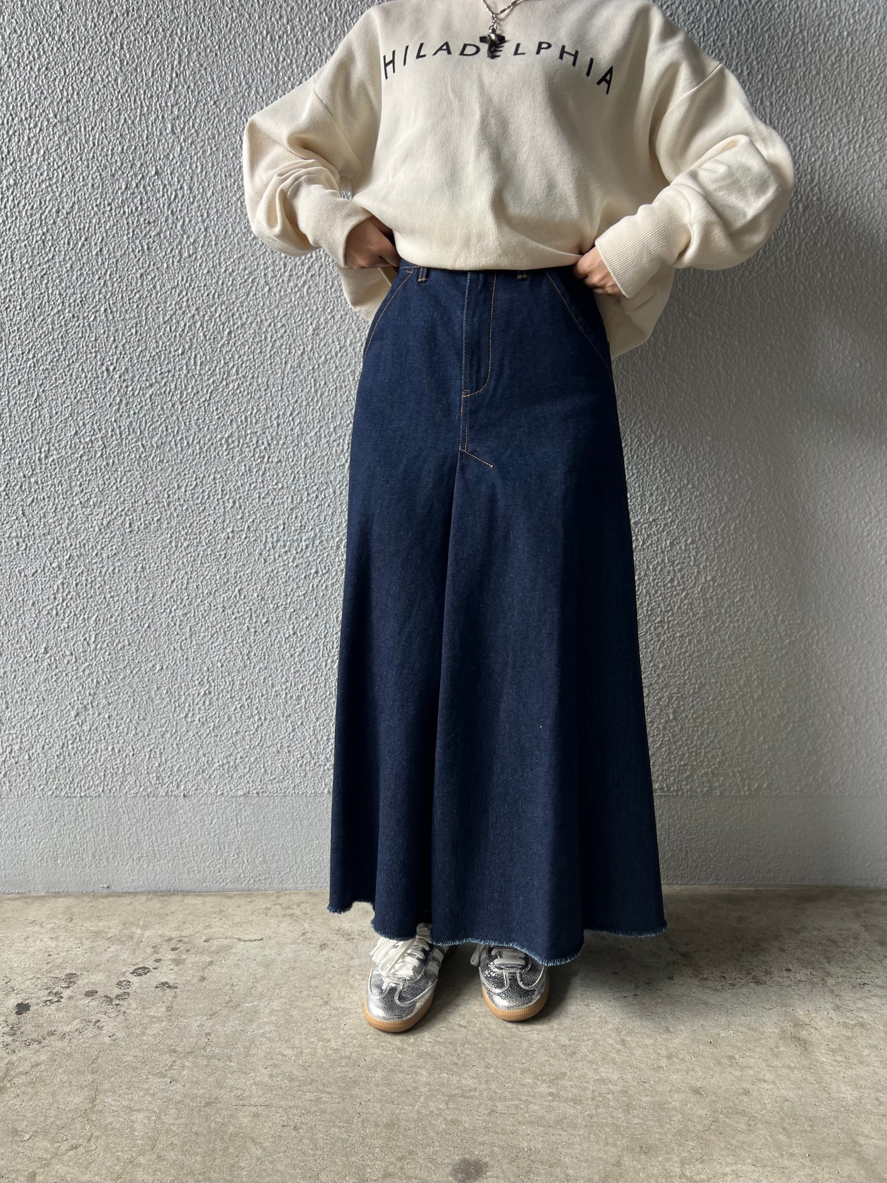 【PASSIONE】インディゴデニムスカート536638