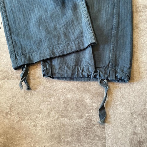 50-60s フランス軍 HBT フレンチワーク コットン パンツ W36 詳細写真5