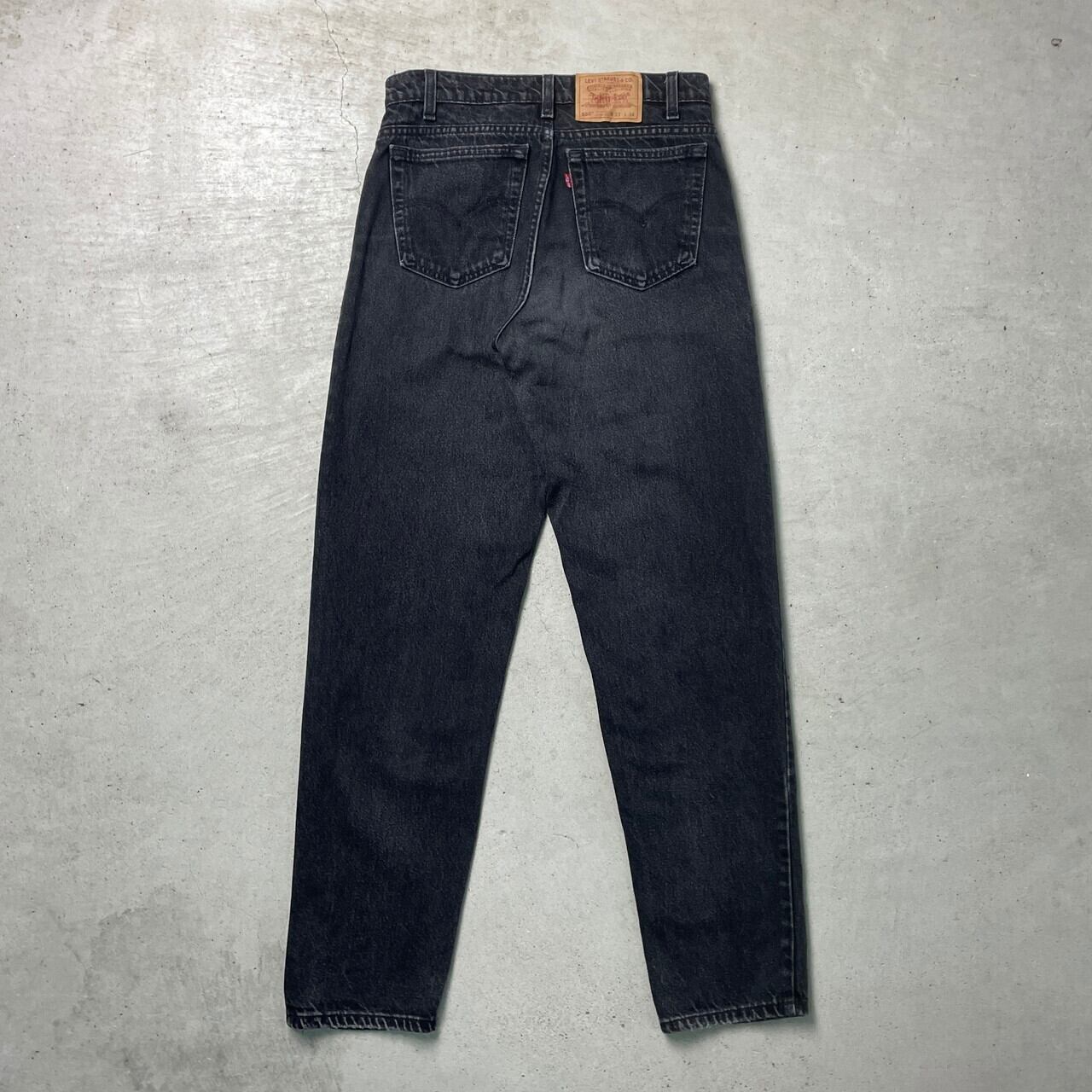 カナダ製 Levi's リーバイス 550 ブラックデニムパンツ ストレート