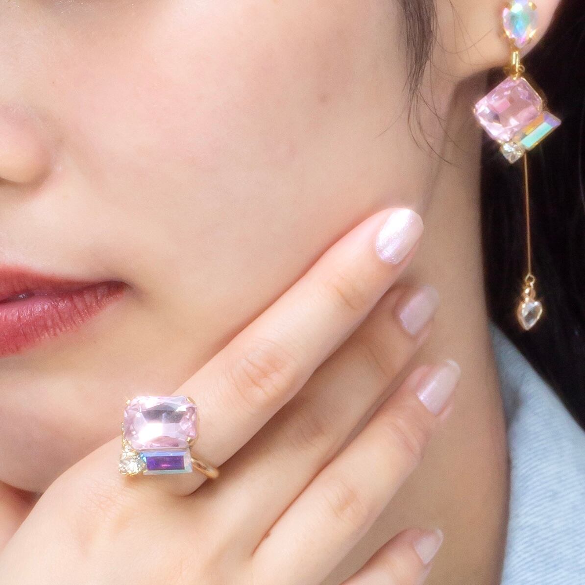 Candy rings (pink / F size)