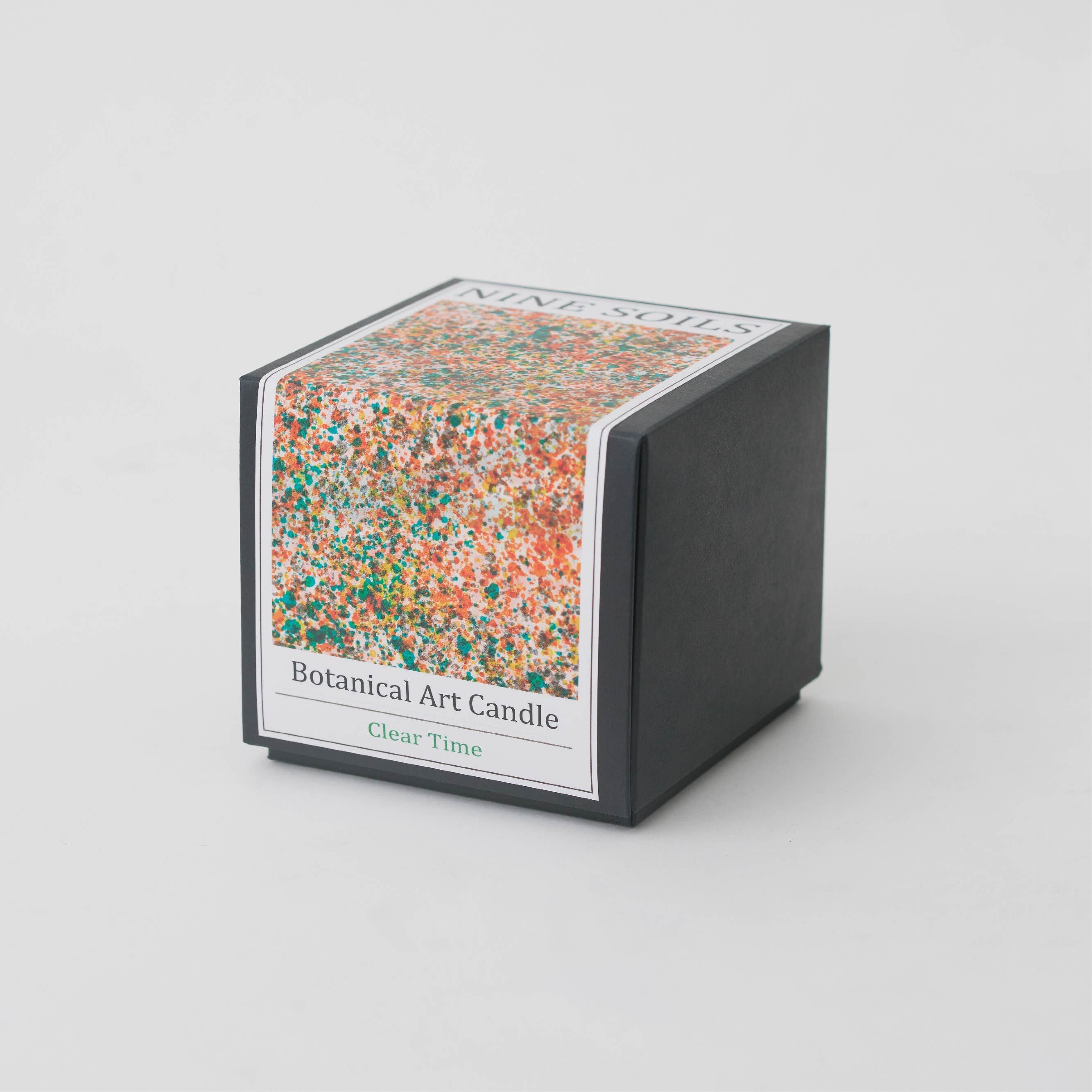 Botanical Art Candle [Clear Time] ボタニカル アートキャンドル