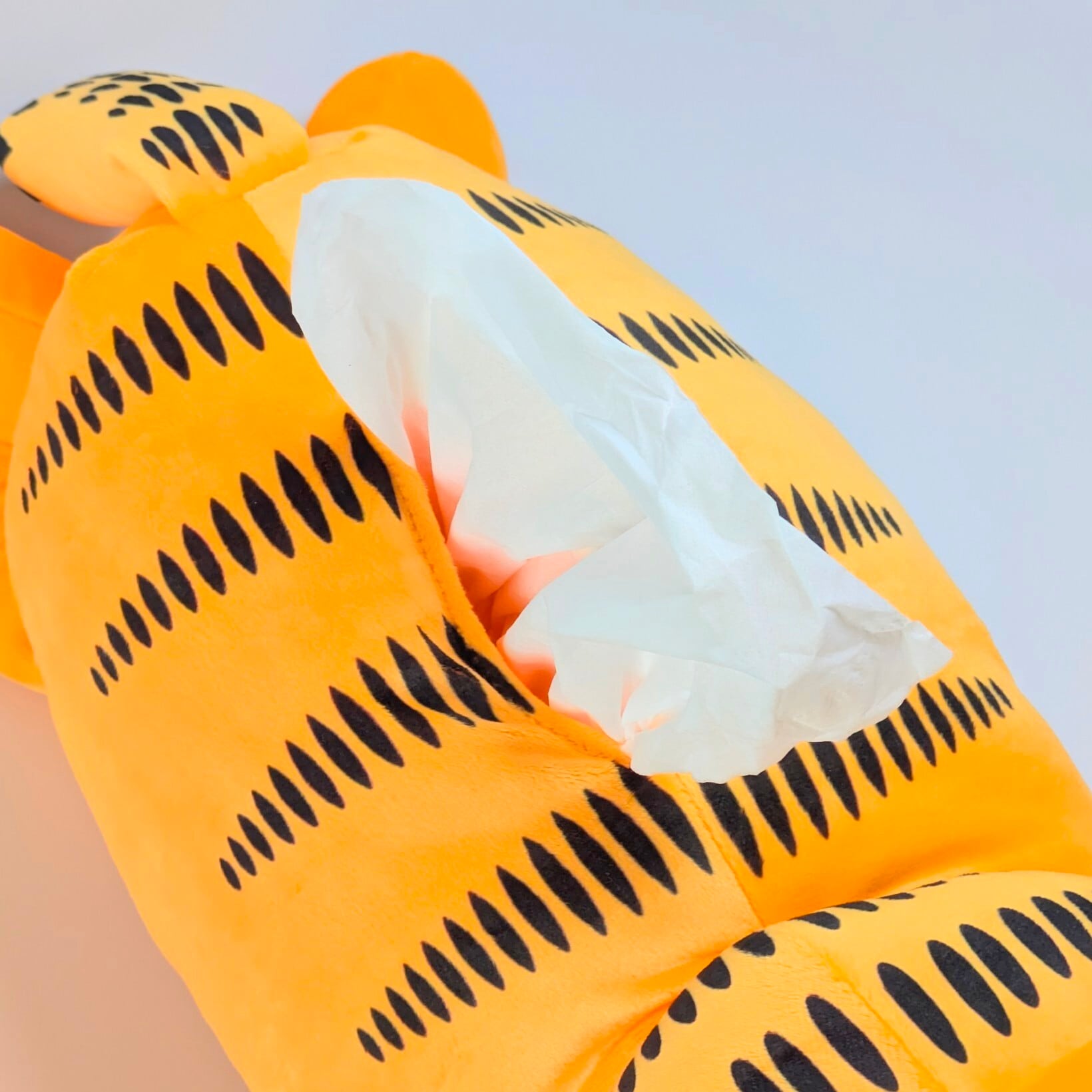 プラッシュとしても♡♡【 Garfield ( ガーフィールド ) 】 GARFIELD PLUSH TISSUE COVER / ガーフィールド プラッシュティッシュカバー〚アメリカン雑貨 アメトイ〛