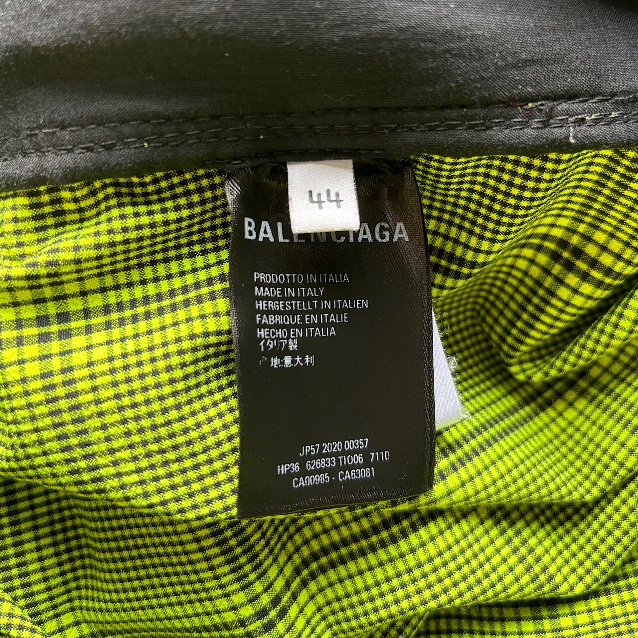 BALENCIAGA 20SS Check Piping Pants | CYD 