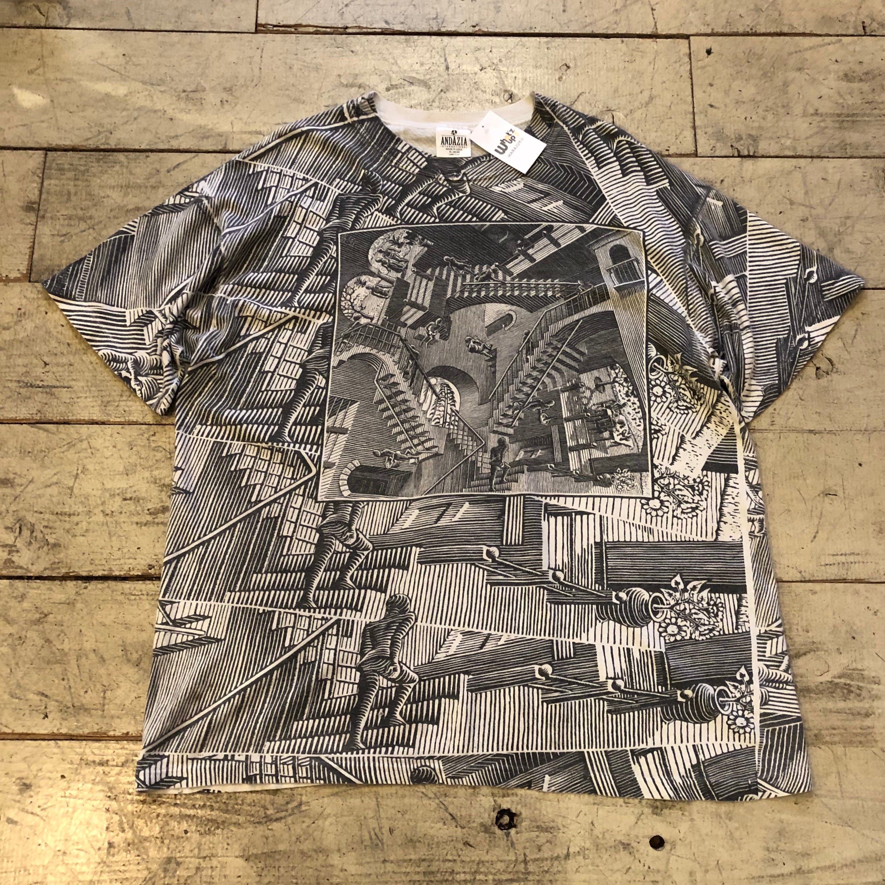 90s M.C.escher T-shirt | What'z up