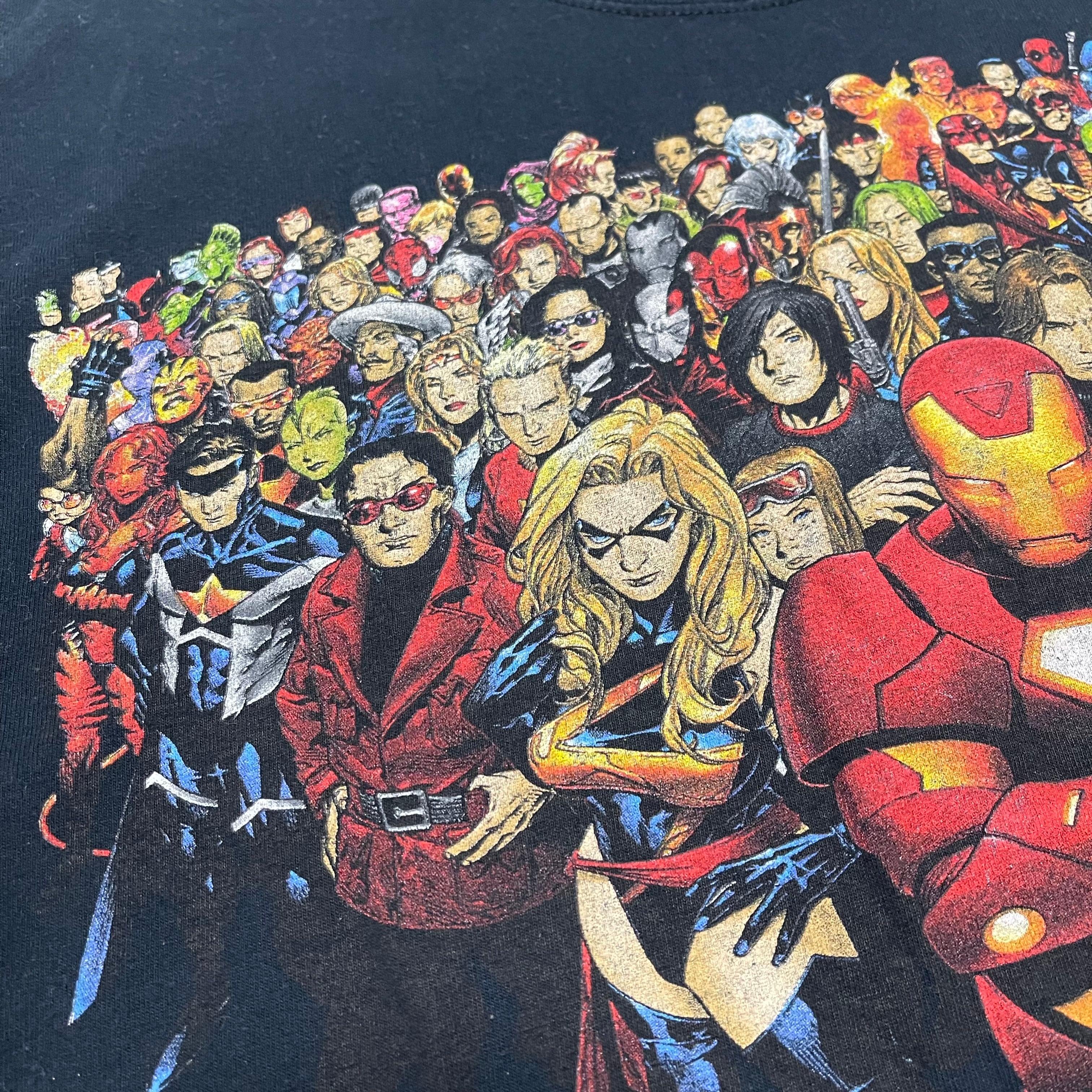 【MARVEL 公式タグ】90年代　マーベルコミックス　半袖Tシャツ