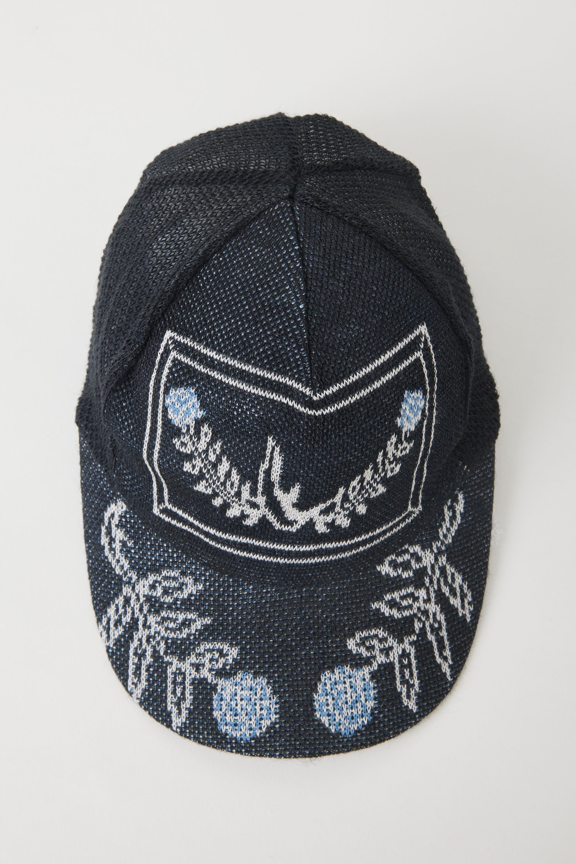26SS】SHINYAKOZUKA KNITTED FIGHTHER`S CAP(BLACK) 2601SK124 | IAAAM