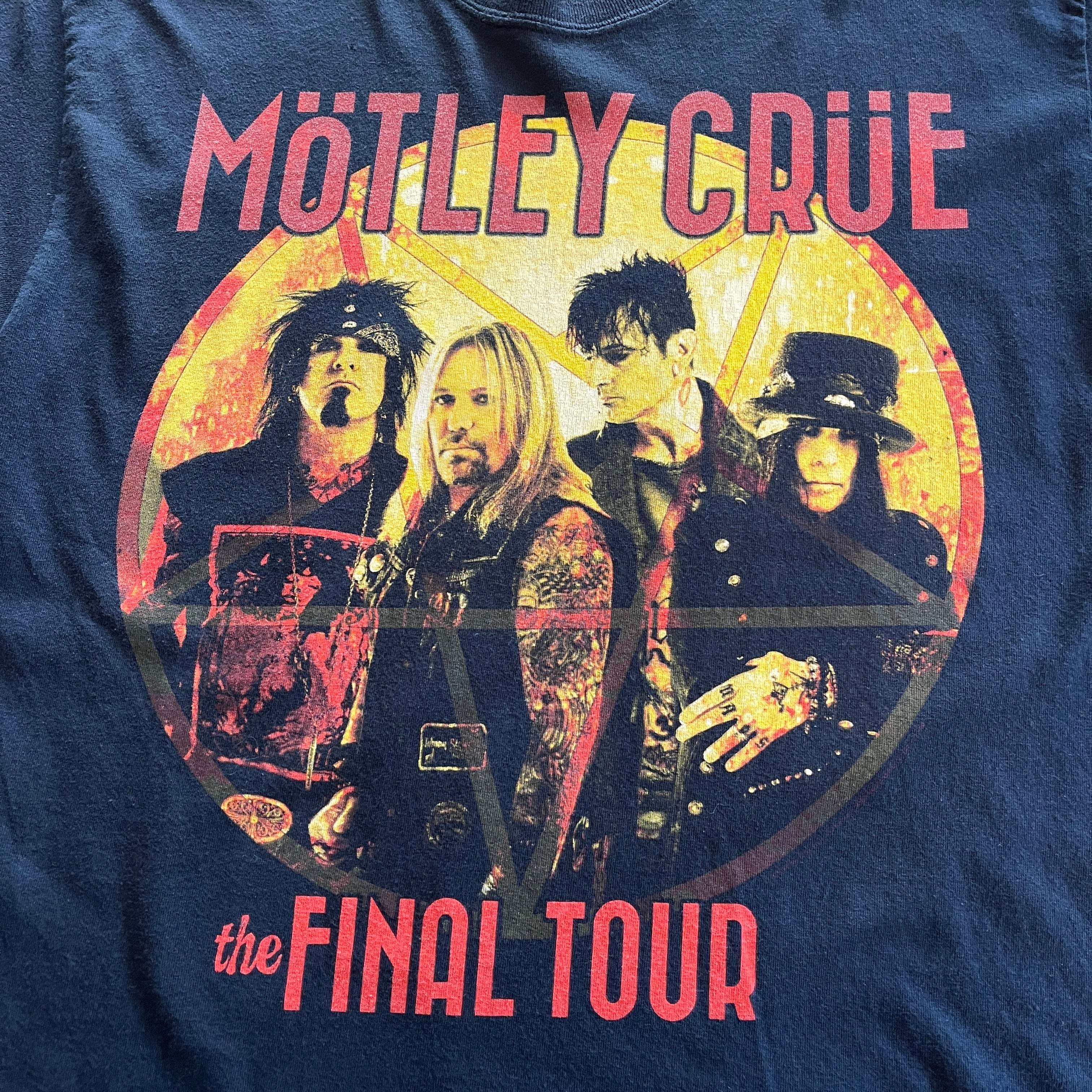 MOTLEY CRUE Print-Tshirt（Black）モトリー・クルー Tシャツ バンド  