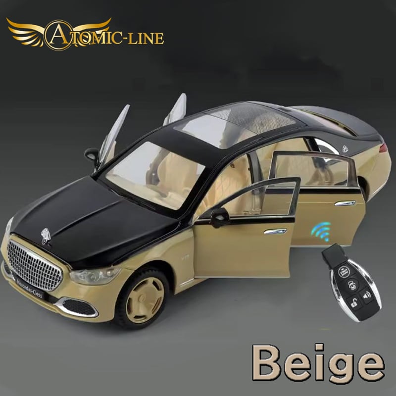 Mercedes マイバッハ S680 キーレスリモコン USB充電 1/24 ミニカー 全