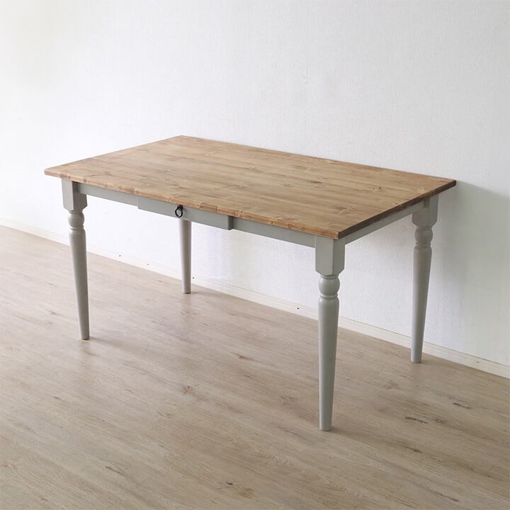 ダイニングテーブル ラベンダーWHホワイト135×80×72cm