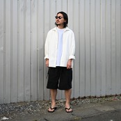 Nonnotte / Draping Open Collar Shirt Type A