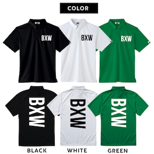 BXW 「BXW Logo Dry Fit BD Polo Black/White/Green」