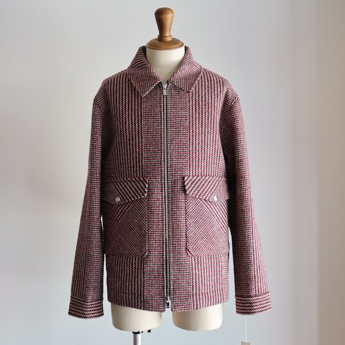 Cale " MAGGY TWEED BLOUSON (RED)"