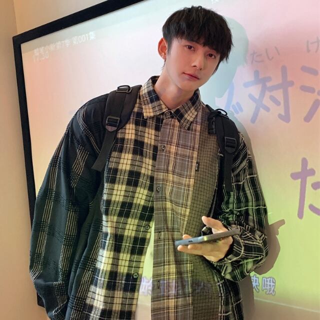 HideSeek フランネルネルシャツ 青黒チェック (古着 90s GAP HideSeek フランネルネルシャツ 青黒チェック (古着 90s GAP