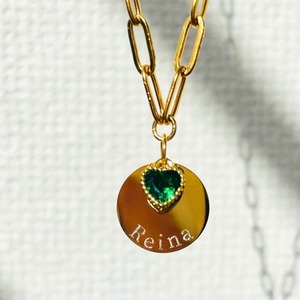 engrabed necklace