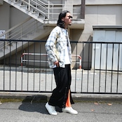 Leh / Zip Wide Track Pants style2