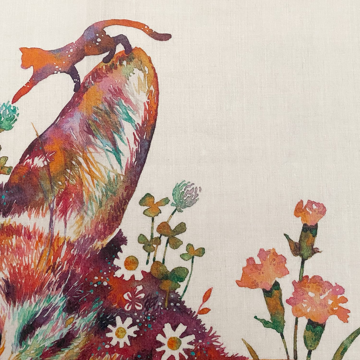 TAKEDA HIROKI】タケダヒロキ 振り返るネコ バンダナハンカチ | bpbp