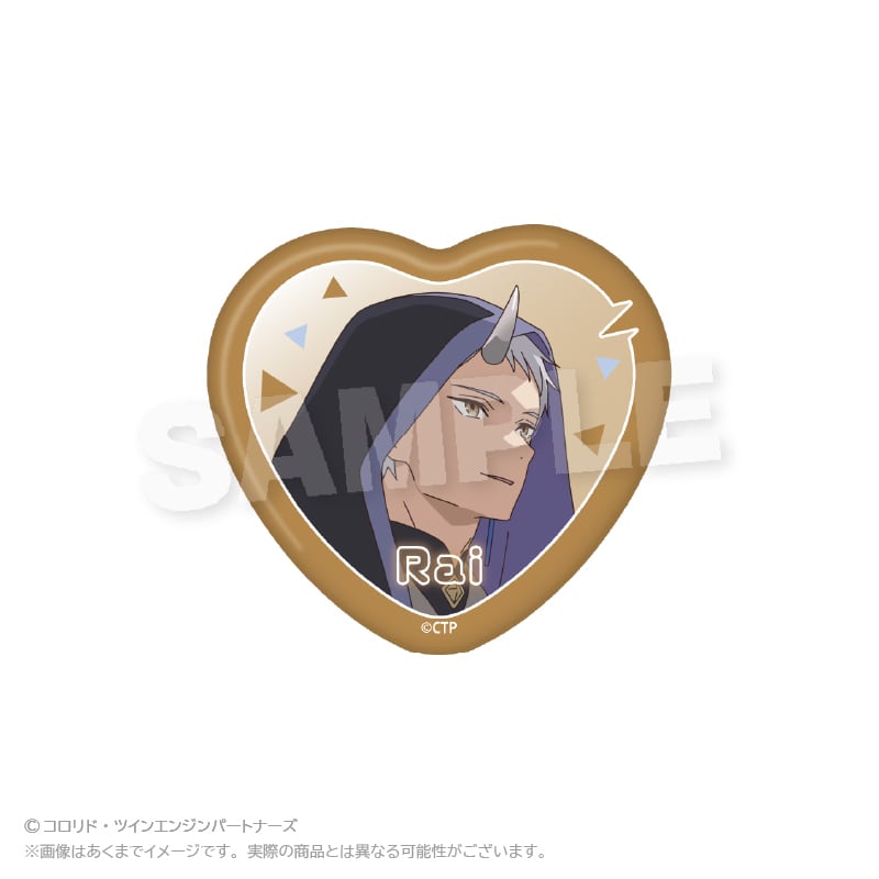 超かぐや姫！×カラオケの鉄人 トレーディングハート缶バッジ