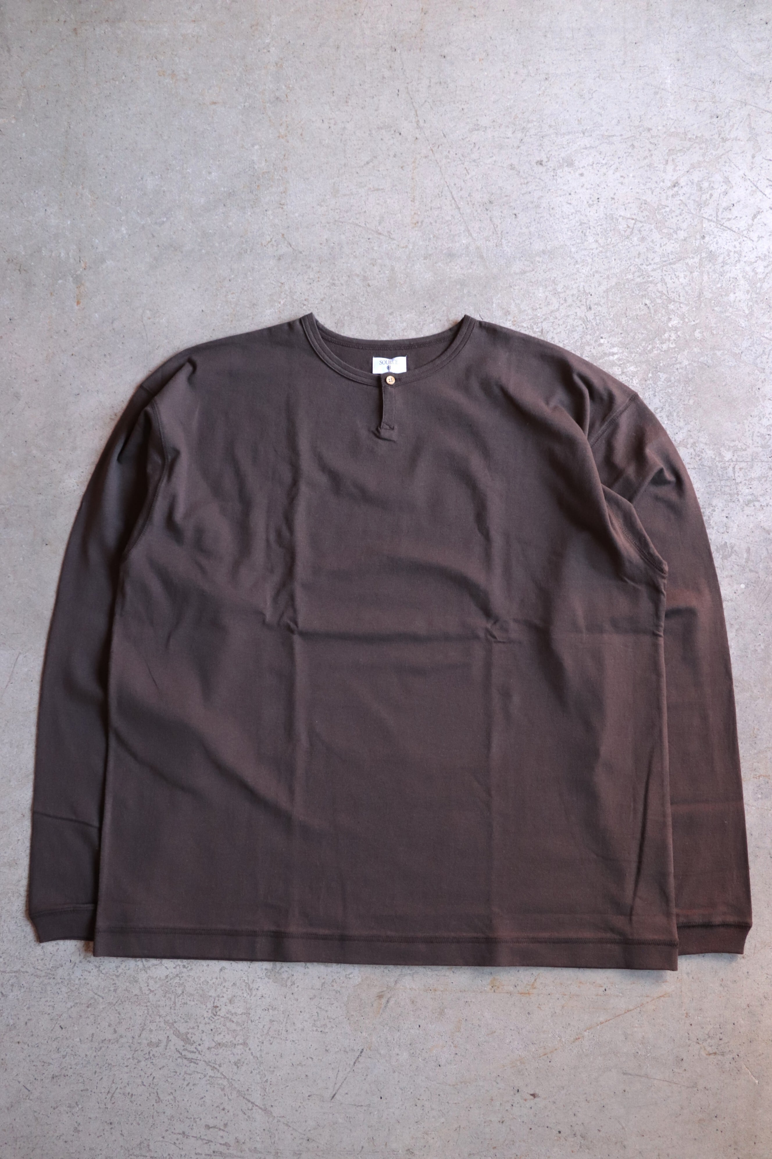 SOURCE/ソース DARU HENRY NECK L/S T-SHIRT S-TS9 | MAMBO