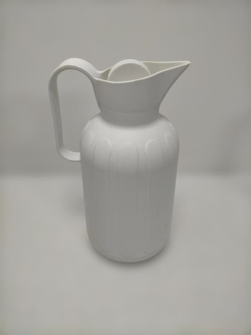 送料無料】 IKEA イケア 魔法瓶 ポット 卓上 白 保温 保冷 ガラス内瓶