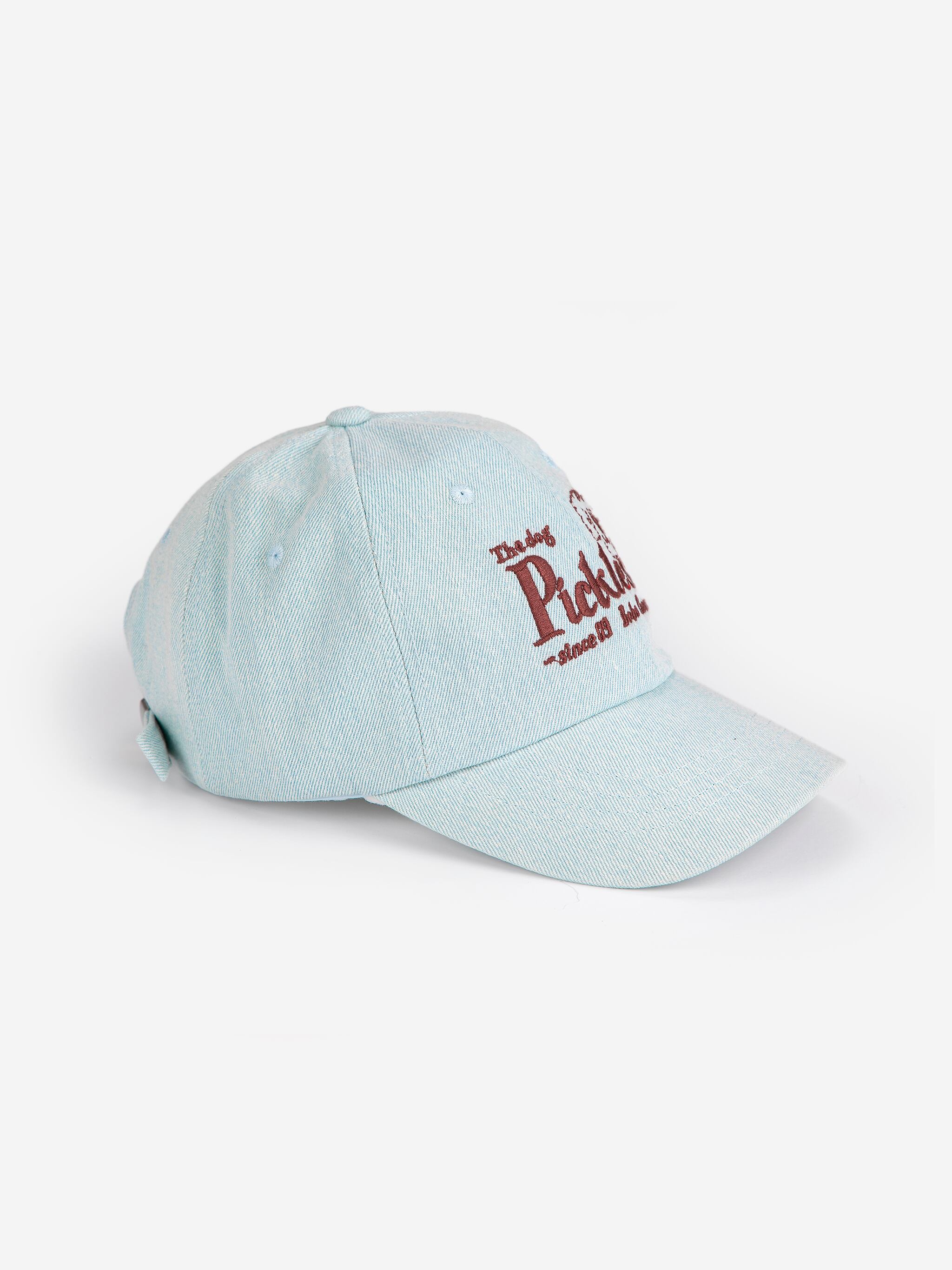 BOBOCHOSES cap デニム　2-6y 52cm 26SS】bobochoses(ボボショーズ)Pikles The Dog denim cap(52cm/54cm