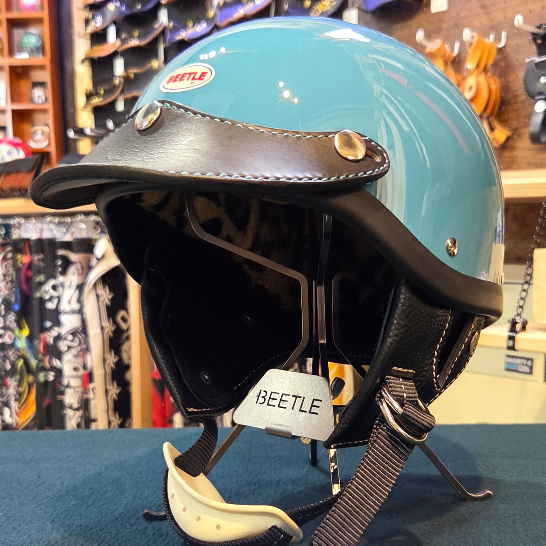 一点限り【aging paint helmet⑲】OCEANBEETLE SHORTY4 | ChargeUp