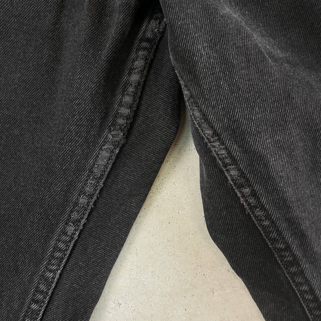90年代 メキシコ製 Levi's リーバイス 550 ブラックデニムパンツ