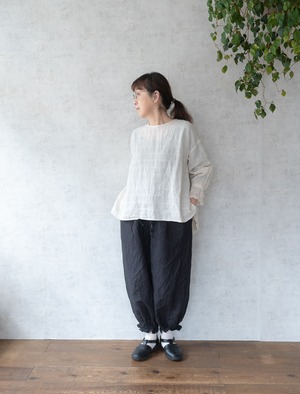 [ROBEdePEAU] アンクルタイドパンツ