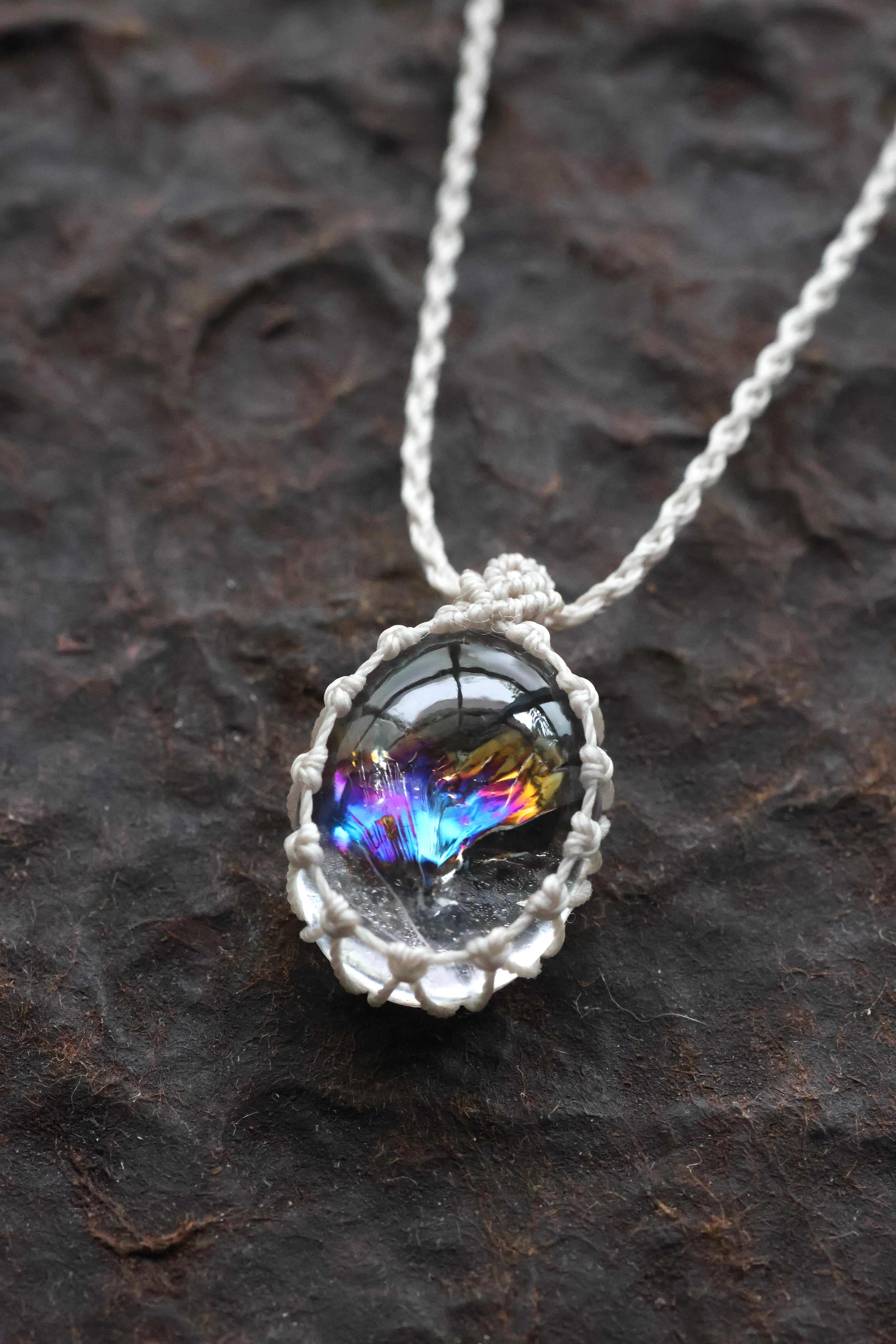 ヒマラヤ水晶ネックレス ガネーシュヒマール産 | 石垣島の夜光貝