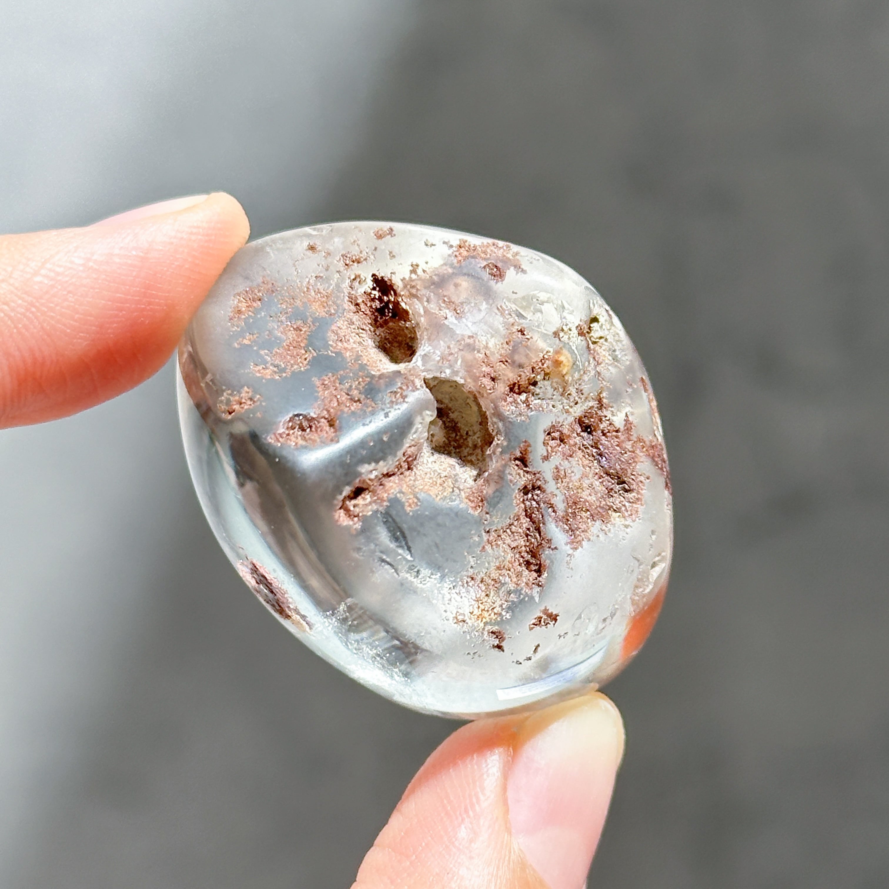 ミナスジェライス産ガーデンクォーツ レンズ04◇Garden Quartz◇天然石