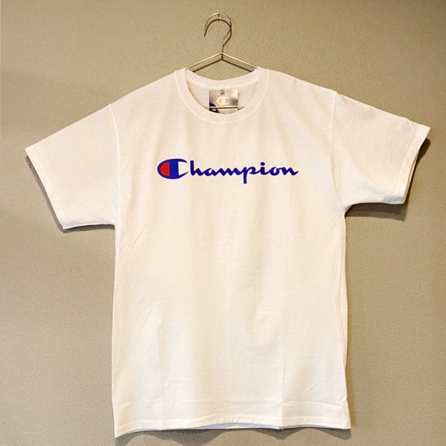 【並行輸入品】Champion ショートスリーブTシャツ CLASSIC GRAPHIC TEE ホワイト WHITE 白 半袖