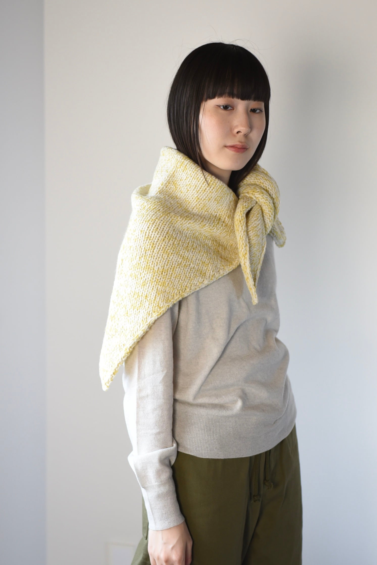 eleven 2nd｜イレブンセカンド｜Sankaku ストール ｜イエローミックス