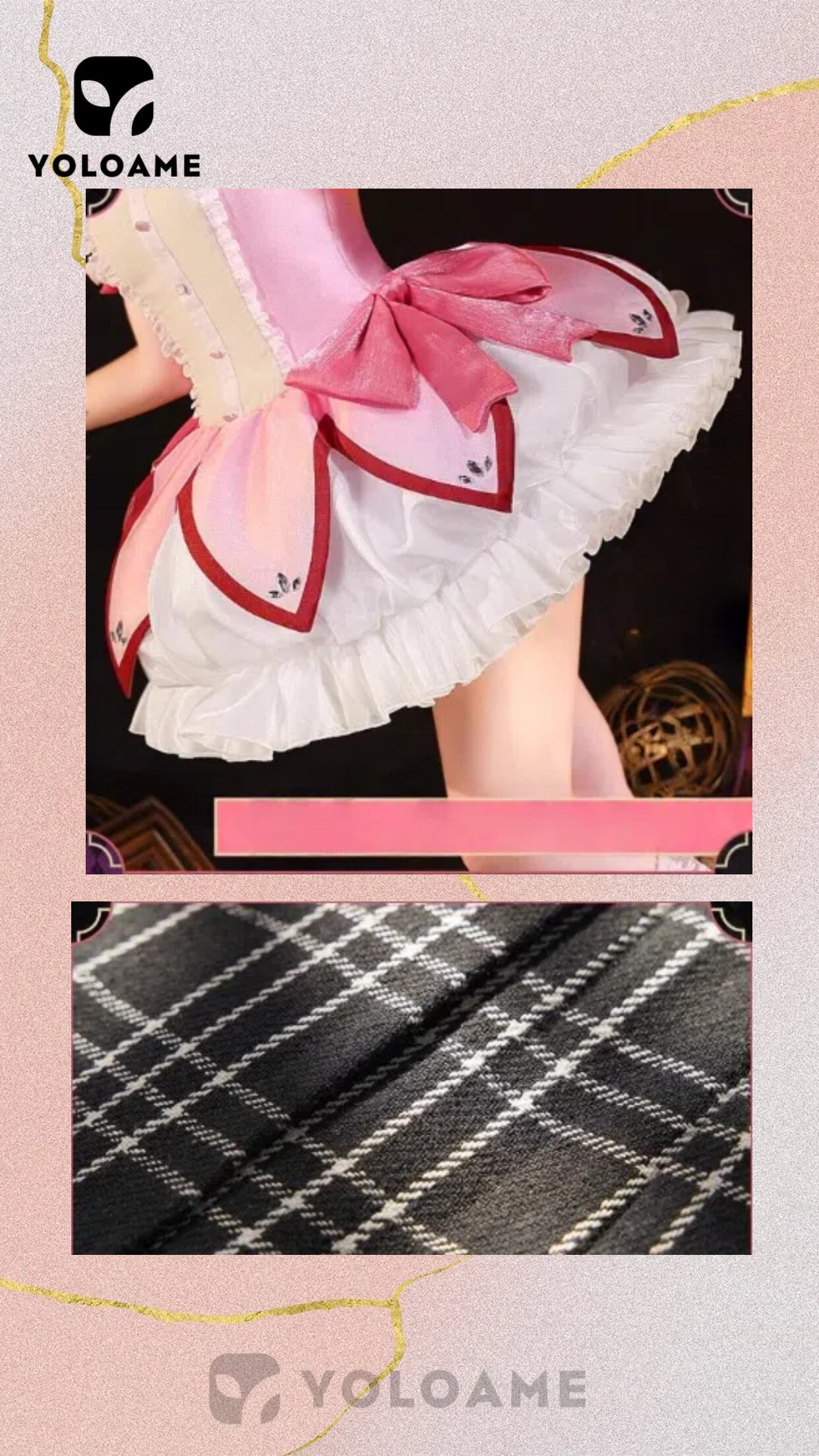 魔法少女まどか☆マギカ まどか 鹿目まどか コスプレ衣装【三分妄想 1