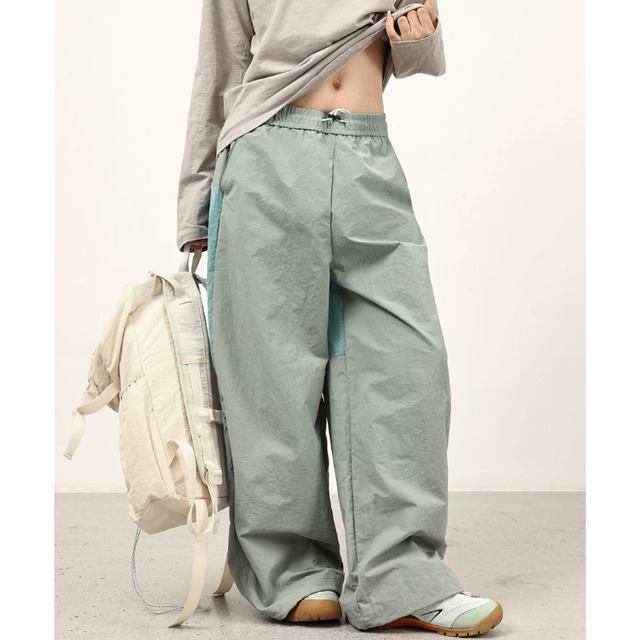 contrast panel easy pants　コントラストパネルイージーパンツ　J2146